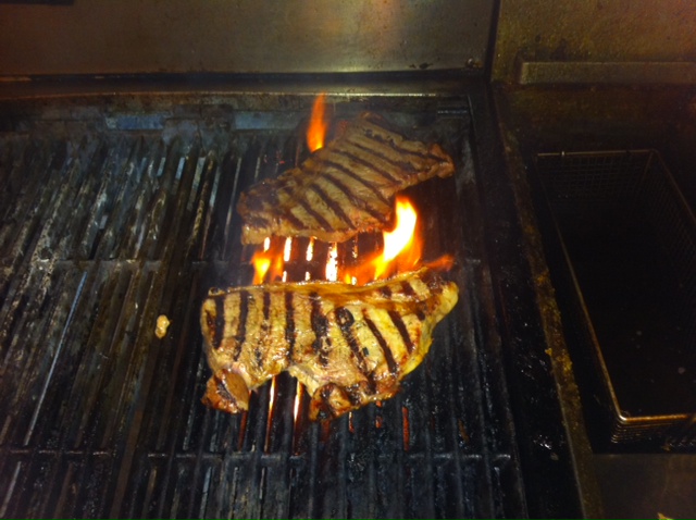 cowsteak Steak shaped a like a cow